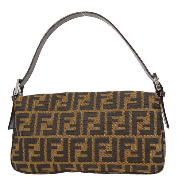 FENDI Brown Zucca Baguette Handbag 112824 - Picture 2 of 10